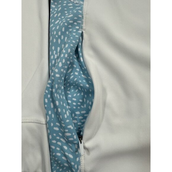 Chubbies Mens Sun Hoodie Size Medium White Graphic Pullover UPF Lightweight - Picture 7 of 13